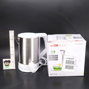 Nerezová kanvica Clatronic® | 1,5 litra | Bez BPA | Ovládanie jednou rukou | Puzdro z nerezovej