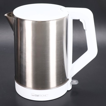 Nerezová kanvica Clatronic® | 1,5 litra | Bez BPA | Ovládanie jednou rukou | Puzdro z nerezovej