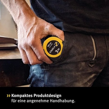 Vreckový zvinovací meter STABILA BM 150, 3 m, meter s metrickou stupnicou, priezor pre priame odčítanie,