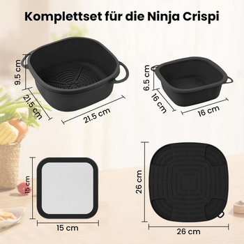 Príslušenstvo k teplovzdušnej fritéze Ninja CRISPi FN101EU: Kompletná sada s 2 silikónovými formami