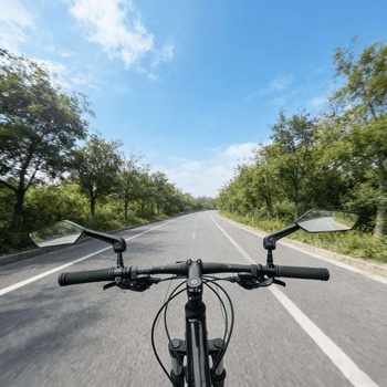 Zrkadlá na bicykel | Spätné zrkadlá na bicykel (2 kusy) s HD sklom | Nastaviteľné zrkadlá o 360° pre