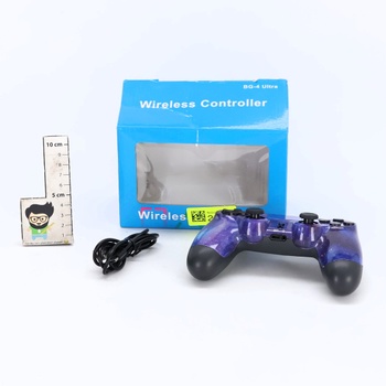 Bezdrátový ovladač Suoxiom pro PS4/PC, modrý