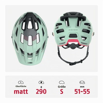 Prilba ABUS MTB Moventor 2.0 - Pohodlná cyklistická prilba pre jazdu v teréne - All-mountain prilba