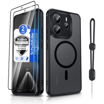Magnetické puzdro Dizn pre Xiaomi Redmi Note 14 4G: 2 ochranné fólie na displej, medzinárodná verzia