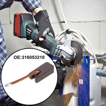 1 pár uhlíkových kief kompatibilných s Metabo W18 LTX 115/125/150 KFM18 MAG28 KS18 KGS18 SBE18,