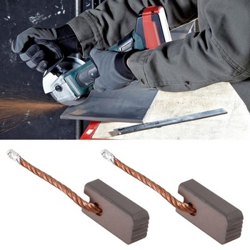 1 pár uhlíkových kief kompatibilných s Metabo W18 LTX 115/125/150 KFM18 MAG28 KS18 KGS18 SBE18,