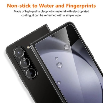 Ochranná fólia na displej pre Samsung Galaxy Z Fold 5, 2 + 2 + 2 kusy, mäkké TPU + tvrdené sklo +