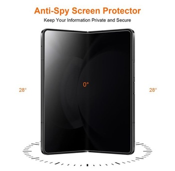 Ochranná fólia na displej pre Samsung Galaxy Z Fold 5, 2 + 2 + 2 kusy, mäkké TPU + tvrdené sklo +