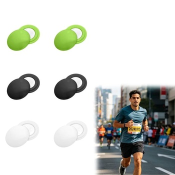 Magnetické držiaky štartových čísel pre maratóny, 6 párov magnetov na štartové čísla (biely, čierny,