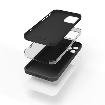 Nárazuvzdorné puzdro Red Ember pre iPhone, ultratenké ochranné puzdro z tekutého silikónu s