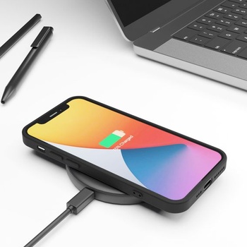 Nárazuvzdorné puzdro Red Ember pre iPhone, ultratenké ochranné puzdro z tekutého silikónu s