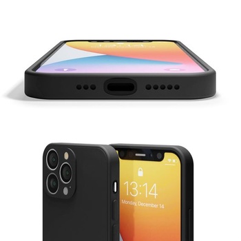 Nárazuvzdorné puzdro Red Ember pre iPhone, ultratenké ochranné puzdro z tekutého silikónu s