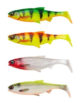 Savage Gear 3D River Roach Mix - 4 kusy realistických nástrah na plotice do tmavých a kalných vôd -