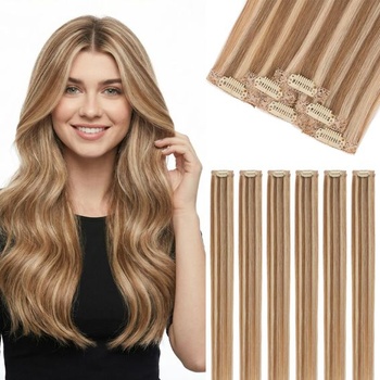 SEGOHAIR Clip-in predlžovanie pravých vlasov