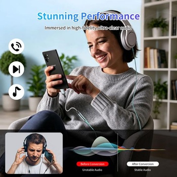 USB-C na 3,5 mm jack pre slúchadlá, audio adaptér AUX z USB-C na 3,5 mm jack pre slúchadlá,