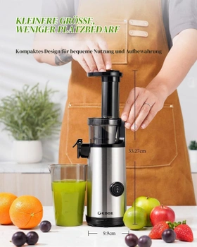 Odšťavňovač GDOR nerez 600ml stříbrná