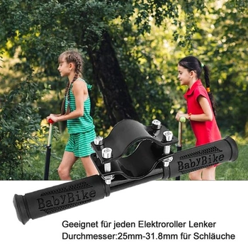 Detské madlo na elektrickú kolobežku, detská rukoväť na kolobežku, bezpečný držiak, detské riadidlá,