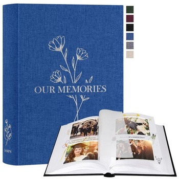 Ľanový fotoalbum pre personalizáciu a vlepovanie…