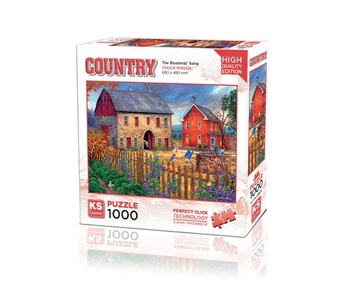 KS Games 20676 1000-dielne puzzle, bezfarebné