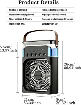 Zvlhčovač vzduchu Dakexiong USB CoolingFan