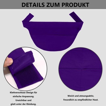 Kryt na stomický sáčok pre mužov a ženy, stomické príslušenstvo fialový stomický pás, pre