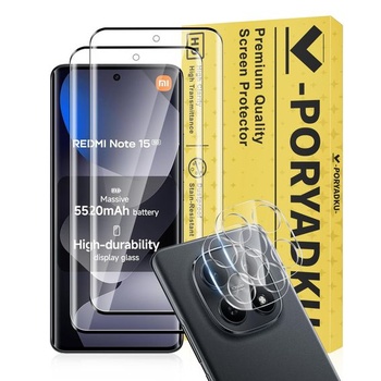 WILLONE Ochranné sklo z tvrdeného skla pre Xiaomi Redmi Note 15 5G (6,77 palca), balenie 2 kusov