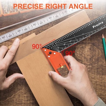 Uhlový doraz 300 mm, Preciva presný kombinovaný uholník 30 cm