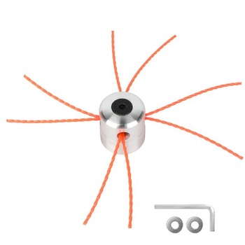 Univerzálna hlava Viabrico pre krovinorez, M8 M10, so 4 nylonovými strunami, 2,4 mm