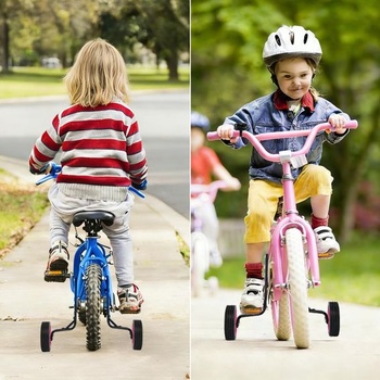 DELAESI Pomocné kolieska na detské bicykle, Nastaviteľné pomocné kolieska, Univerzálne pomocné kolieska