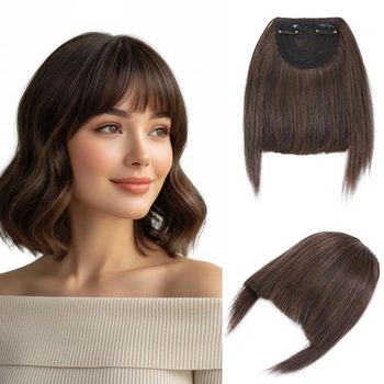 Benehair Clip-in popredná ofina Francúzska clip-in ofina s…