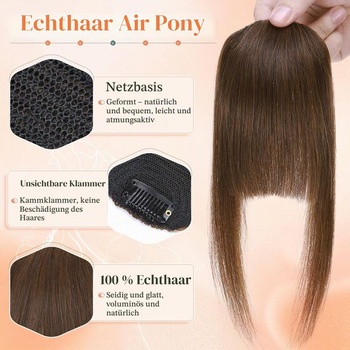Benehair Clip-in ofina, pravé ľudské vlasy, príčesok s francúzskou ofinou pre ženy, denné nosenie,