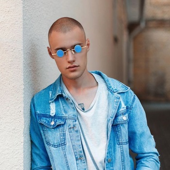 Photect Vintage slnečné okuliare s okrúhlym kovovým rámom, retro s malým kruhom, hippie oválne