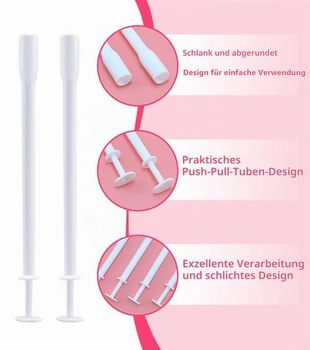 Aplikátor čapíkov TAKONE 30 kusov Hygienická LDPE aplikačná pomôcka