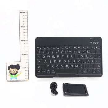 OMOTON Bluetooth klávesnica s veľkými klávesmi pre iOS/Android/Windows, bezdrôtová klávesnica