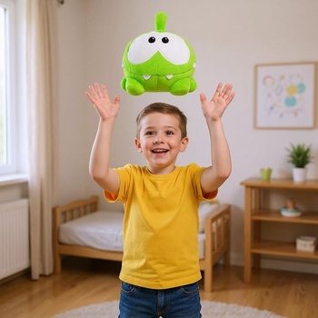 Plyšová hračka Om Nom zelená