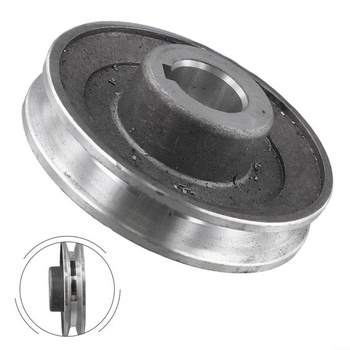 Hliníková remenica motora pre vzduchové kompresory, kompatibilná s hriadeľmi 19 mm a 24 mm (97 x