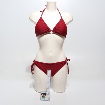 Dámske bikiny Durio vínové veľ. S (36)