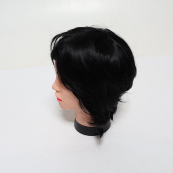 Krátka parochňa Sofeiyan so strihom pixie, teplovzdorné a prírodné dámske parochne s ofinou, 23 cm čierna