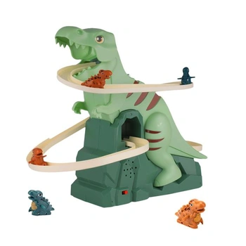 Hračka s dinosaury a horskou dráhou - Dinosauří hračka s…