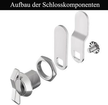Bezklíčový zámek s vačkovým mechanismem, 16mm bezklíčový zámek pro dveře skříněk, zámky s