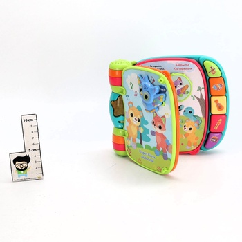 VTECH - Super Enchanted Book of Baby Loulous Bleu, Interactive Baby Book - 6/36 mesiacov - verzia FR