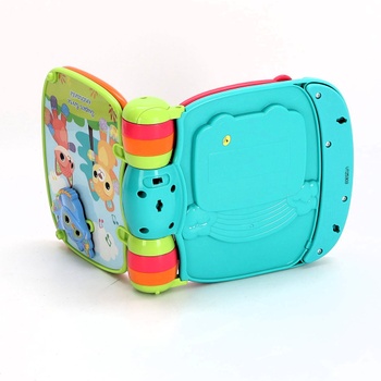 VTECH - Super Enchanted Book of Baby Loulous Bleu, Interactive Baby Book - 6/36 mesiacov - verzia FR