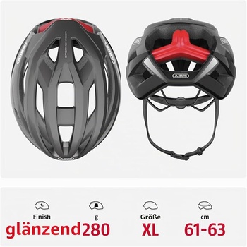 Cyklistická prilba Abus závodná XL (61-63 cm)