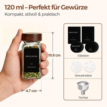 Sklenené dózy ComSaf 24 Ks