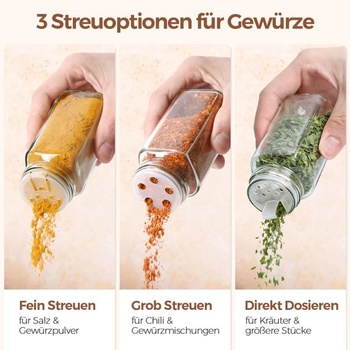 Sklenené dózy ComSaf 24 Ks