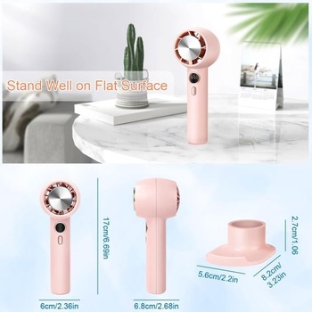 Ručný ventilátor ELZO 5000mAh s chladením, dobíjací prenosný mini USB ventilátor, malý vreckový