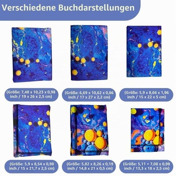 Craspire Sakura elastický obal na knihu Třešňový květ Růžový květ Pratelný opakovaně použitelný