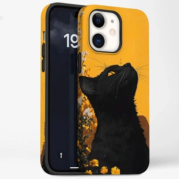 Puzdro Tawarror pre iPhone 11, 2 v 1 s roztomilou mačkou,…