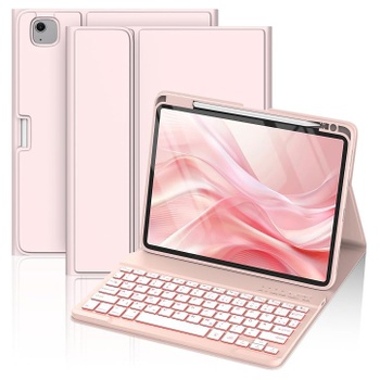 Puzdro s klávesnicou MMK ružové pre iPad