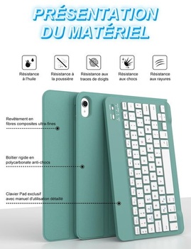 Puzdro s klávesnicou FOGARI pre iPad A16 11./10. generácia – Bluetooth klávesnica pre iPad 10,9